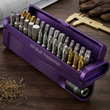 KP Multi Tradesman 30-Piece Bit Set in Compact Case 