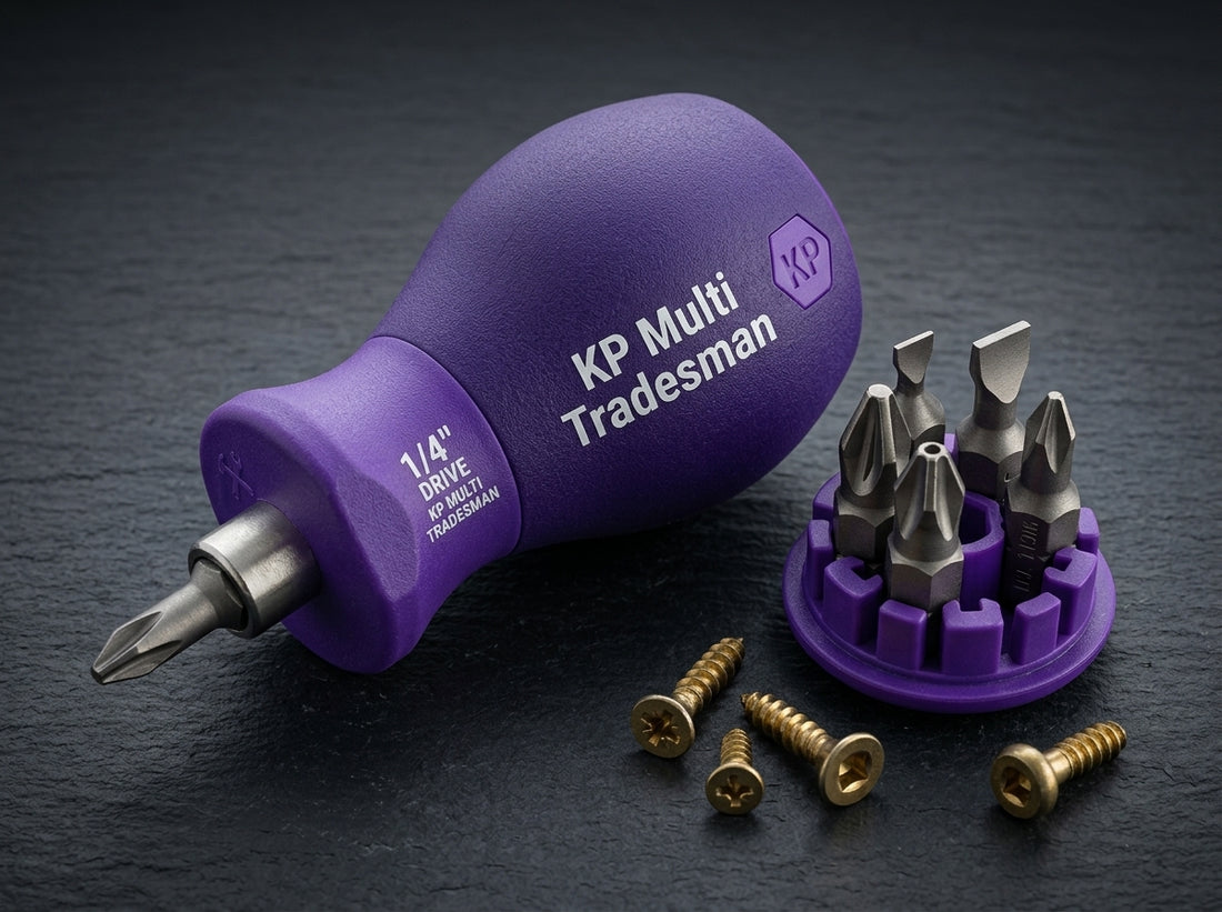 KP Multi Tradesman Stubby 6-in-1 Bit Driver 