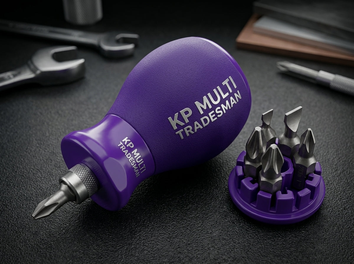 KP Multi Tradesman Stubby 6-in-1 Bit Driver 