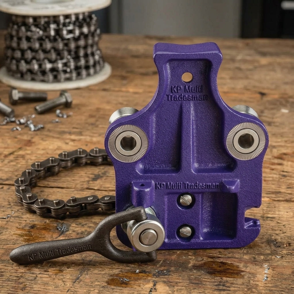 KP Multi Tradesman Bench Chain Pipe Vise 1/8"-4" 