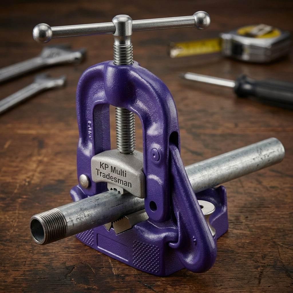 KP Multi Tradesman Bench Yoke Pipe Vise 1/8"-2" 