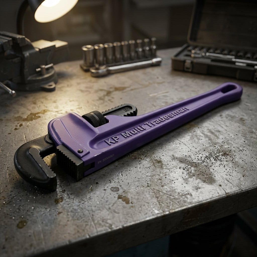 KP Multi Tradesman Aluminium Pipe Wrench 14" 