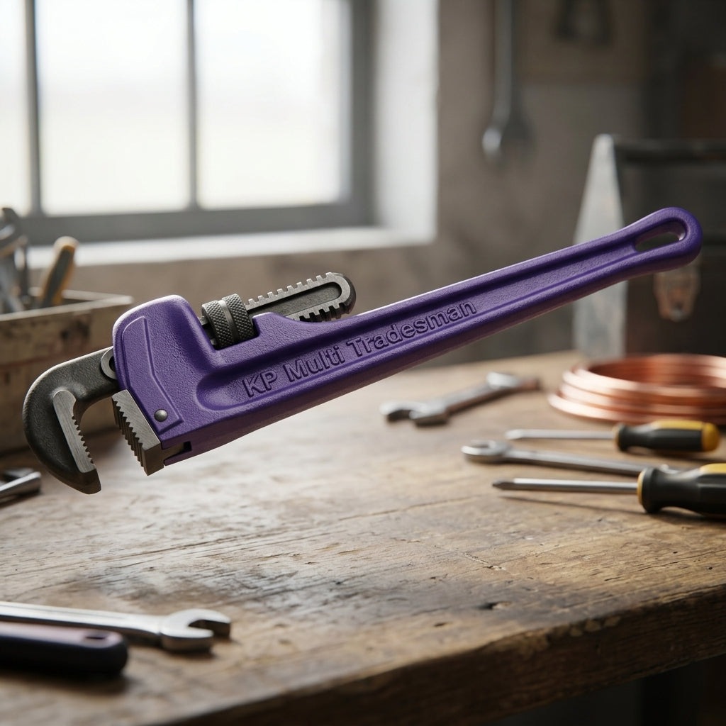 KP Multi Tradesman Aluminium Pipe Wrench 14" 