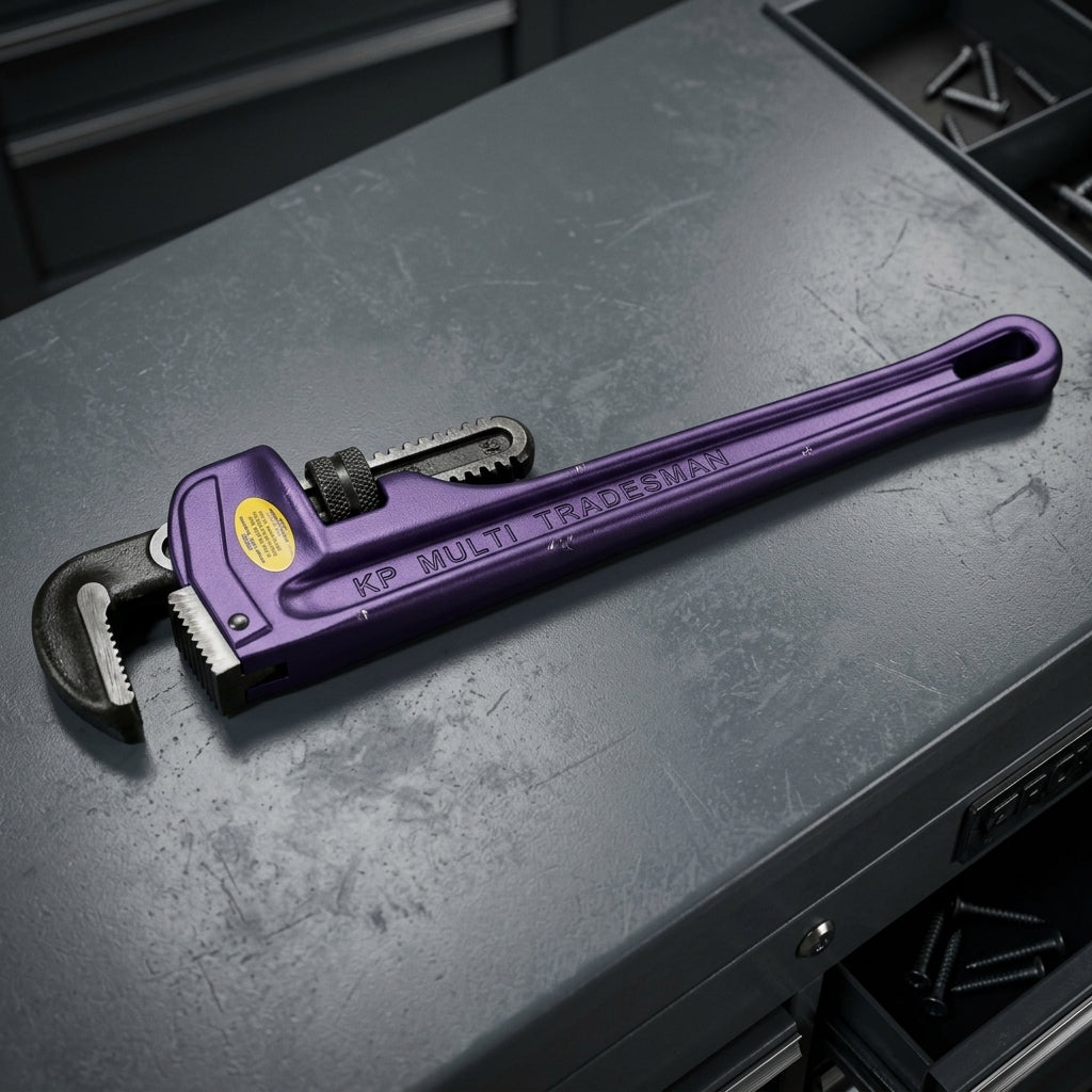 KP Multi Tradesman Aluminium Pipe Wrench 14" 